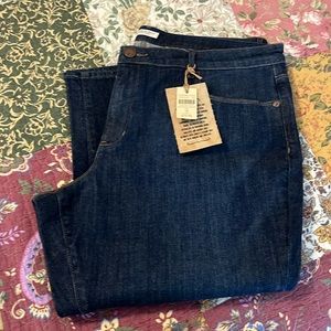 NWT Coldwater Creek Jeans Cropped / Dark Blue